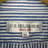 ユーエスポロアッスン U.S.POLO ASSN 刺繍ロゴ ストライプシャツ レディース LL
