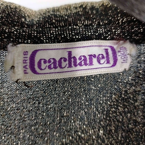 キャシャレル cacharel クロップドラメL/Sブラウス レディース