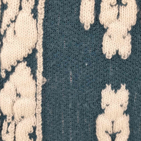 ジーナシス JEANASIS EL 7G Flower Jacquard Cardigan レディース FREE