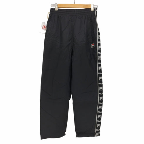 フィラ FILA ロゴライン ナイロン トラック パンツ メンズ
