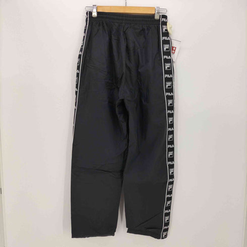 フィラ FILA ロゴライン ナイロン トラック パンツ メンズ