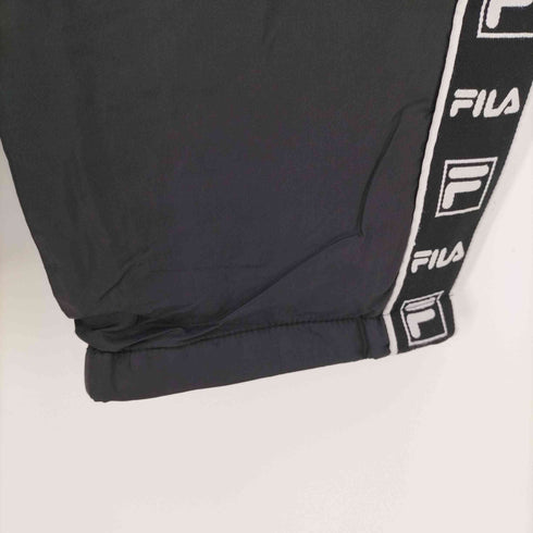 フィラ FILA ロゴライン ナイロン トラック パンツ メンズ