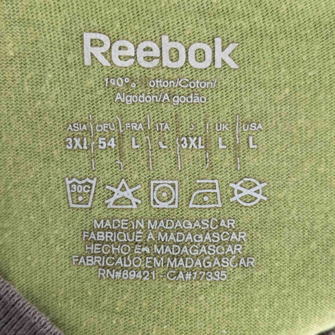 リーボック Reebok フロントロゴ刺繍 オーバーサイズTシャツ メンズ 3XL
