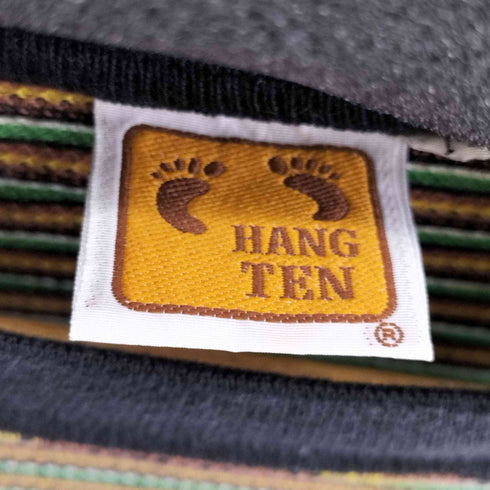 ハンテン hang ten マルチカラーボーダーTシャツ メンズ import:M