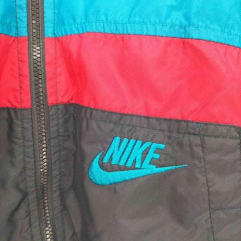 ナイキ NIKE 80s マルチカラー フルジップ ナイロン ジャケット メンズ import:XL