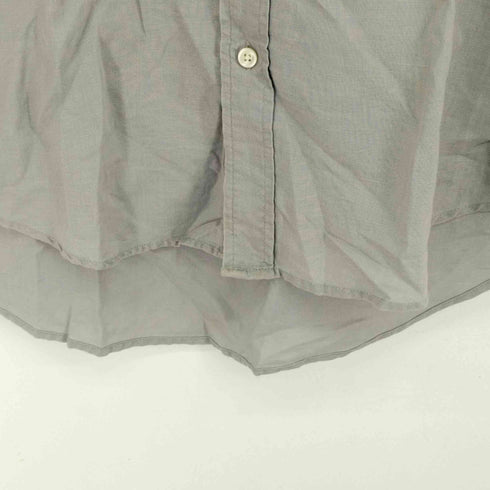 ギャップ Gap 90-00s OLD コットンリネン ボタンダウンS/Sシャツ メンズ import:M