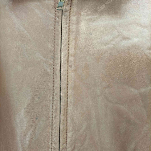 ポロバイラルフローレン Polo by RALPH LAUREN 90S フルジップ レザー ジャケット スウィングトップ メンズ import:L