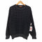 イヴサンローラン Yves Saint Laurent 70S クルーネック ウール 柄 ニット メンズ