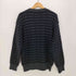 イヴサンローラン Yves Saint Laurent 70S クルーネック ウール 柄 ニット メンズ