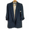 ザラ ZARA BLAZER WITH ROLLED-UP SLEEVES レディース import:S