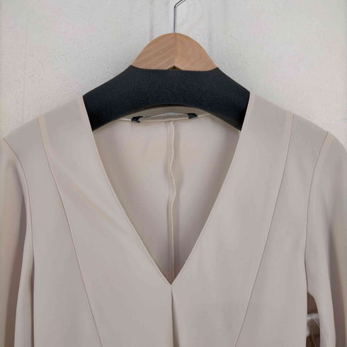 ザラ ZARA Vネック マキシワンピース レディース import:M