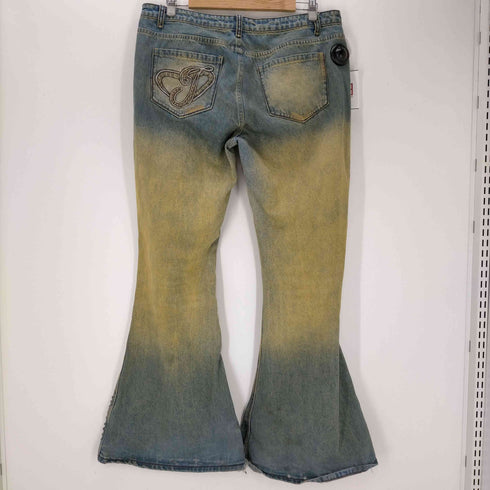 ジェイディッド ロンドン JADED LONDON LOW RISE FLARED FIT スタッズ デニムパンツ メンズ US:34-35