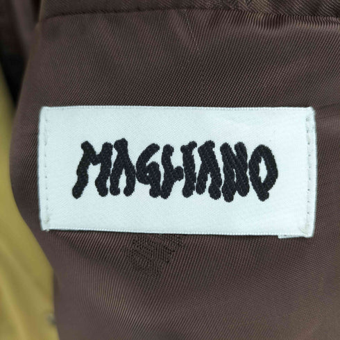 マリアーノ Magliano ボックスショルダーロングウールコート メンズ JPN:S