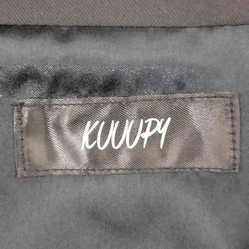 クーピー KUUUPY レーヨン混 チェスターコート メンズ JPN:L