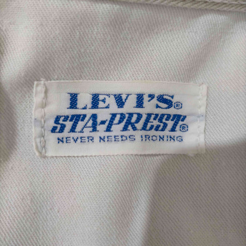 リーバイス Levis イタリア製 スタプレ ブーツカットスラックス メンズ 32×34