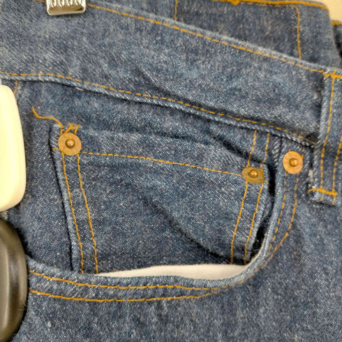 リーバイス Levis 80S USA製 501 ボタン裏515 ハチマル ボタンフライ デニムパンツ 濃紺 ワンウォッシュ メンズ 32×33