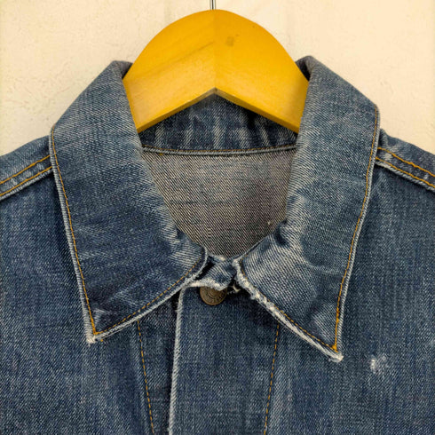 リーバイス Levis 60-70S USA製 ボタン裏526 BIG E 最終 不均等V 黒カン 70505 デニムジャケット メンズ