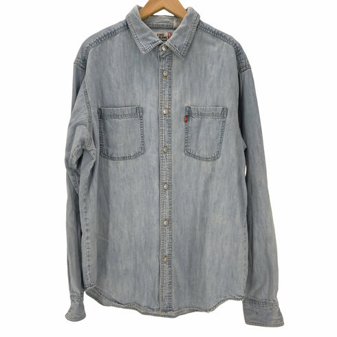リーバイス Levis インドネシア製 赤タブ 長袖 デニムシャツ メンズ JPN:L