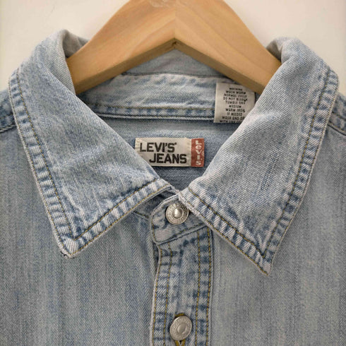 リーバイス Levis インドネシア製 赤タブ 長袖 デニムシャツ メンズ JPN:L