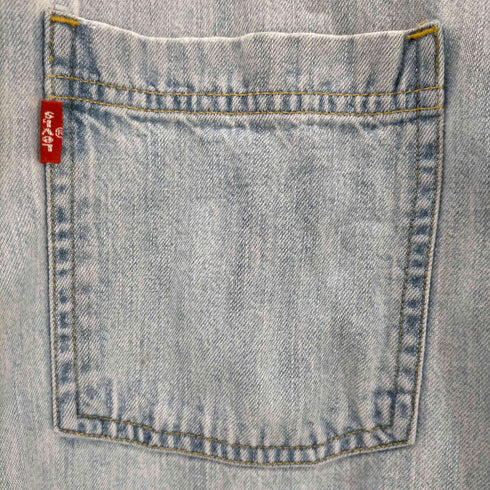 リーバイス Levis インドネシア製 赤タブ 長袖 デニムシャツ メンズ JPN:L