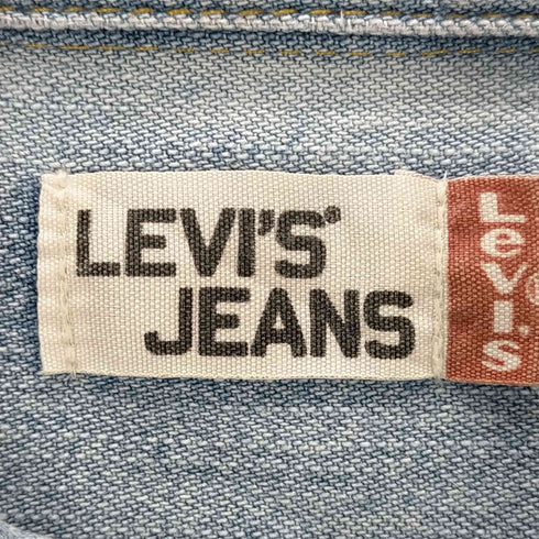 リーバイス Levis インドネシア製 赤タブ 長袖 デニムシャツ メンズ JPN:L