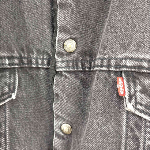 リーバイス Levis 70629-4159 BLACK DENIM SHERPA TRUCKER JACKET メンズ JPN:XL