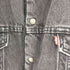 リーバイス Levis 70629-4159 BLACK DENIM SHERPA TRUCKER JACKET メンズ JPN:XL