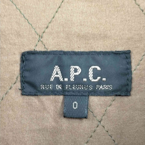 アーペーセー A.P.C. チュニジア製 内キルティング アノラックジャケット M-43 メンズ JPN:0