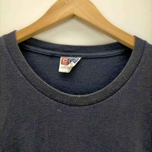 チャップスラルフローレン CHAPS RALPH LAUREN USA製 S/S ロゴ 3段プリント Tシャツ メンズ JPN:XL