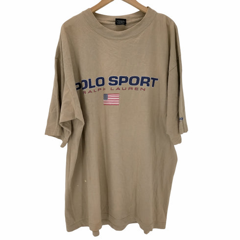 ポロジーンズカンパニーラルフローレン POLO JEANS COMPANY RALPH LAUREN USA製 S/S 星条旗プリントTシャツ メンズ JPN:XXL