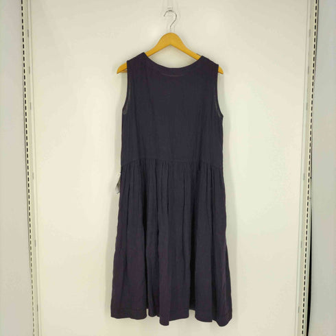 フォグリネンワーク fog linen work リネン ノースリーブギャザーワンピース レディース