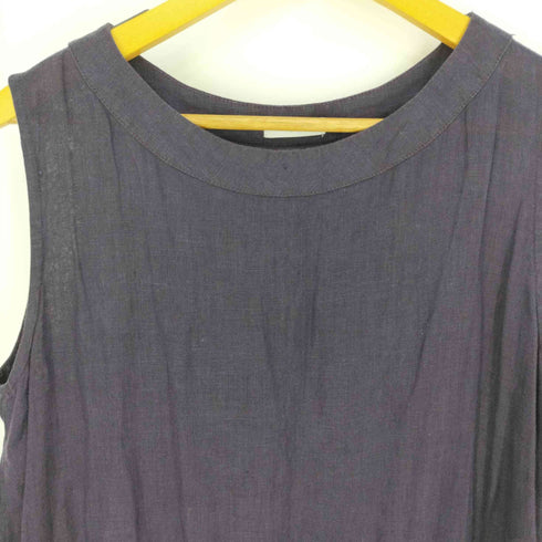 フォグリネンワーク fog linen work リネン ノースリーブギャザーワンピース レディース
