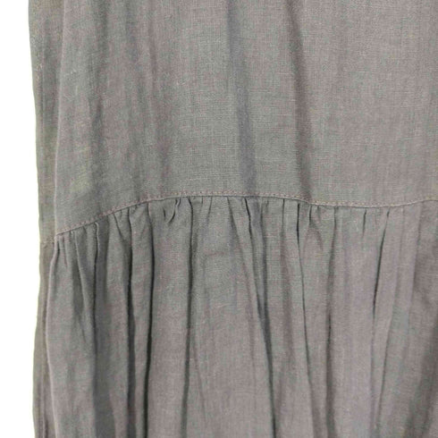 フォグリネンワーク fog linen work リネン ノースリーブギャザーワンピース レディース