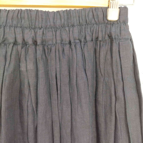 フォグリネンワーク fog linen work リネン ギャザーフレアスカート レディース