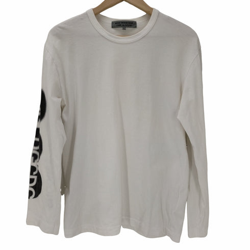 グッドデザインショップコムデギャルソン GOOD DESIGN SHOP COMME des GARCONS L/S ロゴスリーブプリントクルーネックTシャツ メンズ JPN:L