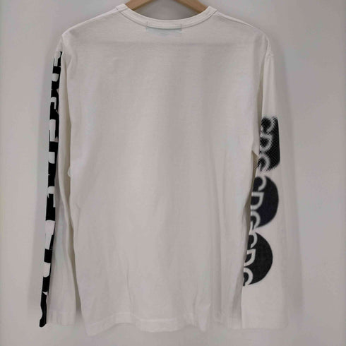 グッドデザインショップコムデギャルソン GOOD DESIGN SHOP COMME des GARCONS L/S ロゴスリーブプリントクルーネックTシャツ メンズ JPN:L