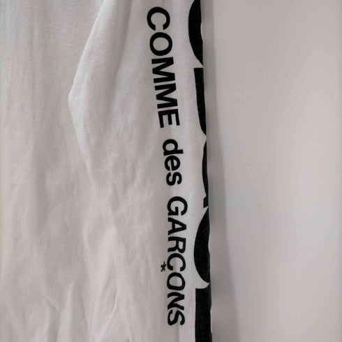 グッドデザインショップコムデギャルソン GOOD DESIGN SHOP COMME des GARCONS L/S ロゴスリーブプリントクルーネックTシャツ メンズ JPN:L
