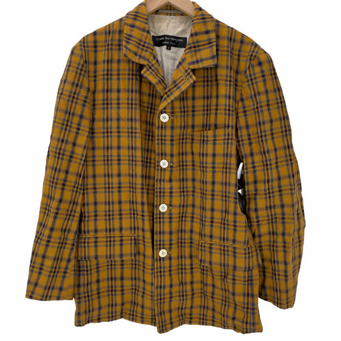 コムデギャルソンオムプリュス COMME des GARCONS HOMME PLUS チェック柄シャツジャケット メンズ JPN:S