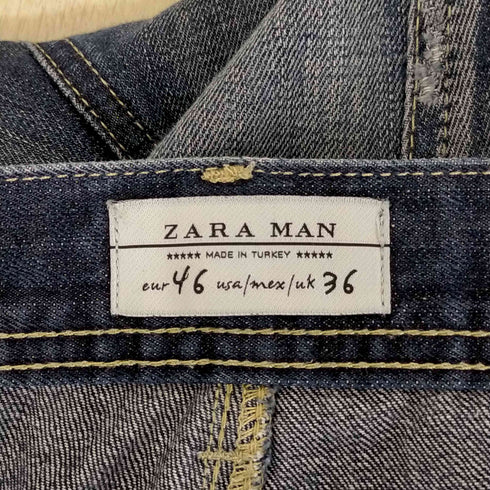 ザラマン ZARA MAN 加工 スタッズデニムパンツ メンズ 36