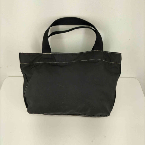 アンドワンダー and WONDER logo tote bag small CORDURA black メンズ SMALL