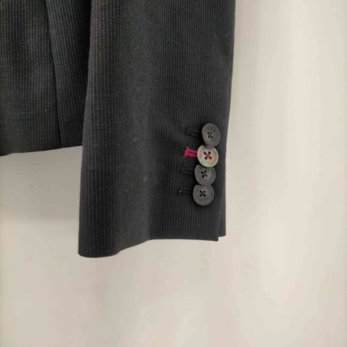 ポールスミスブラック Paul Smith BLACK ストライプ柄テーラードジャケット レディース JPN:38