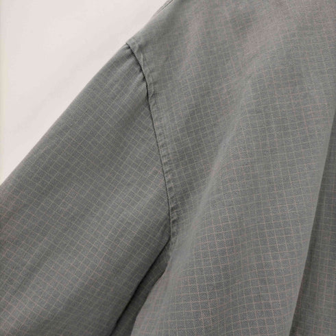 ステューシー Stussy USA製 紺タグ 格子 コットンZIPパーカー メンズ import:L