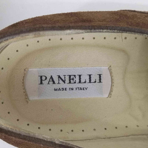 PANELLI MADE IN ITALY アッパーデザインスウェードローファー メンズ EUR:44