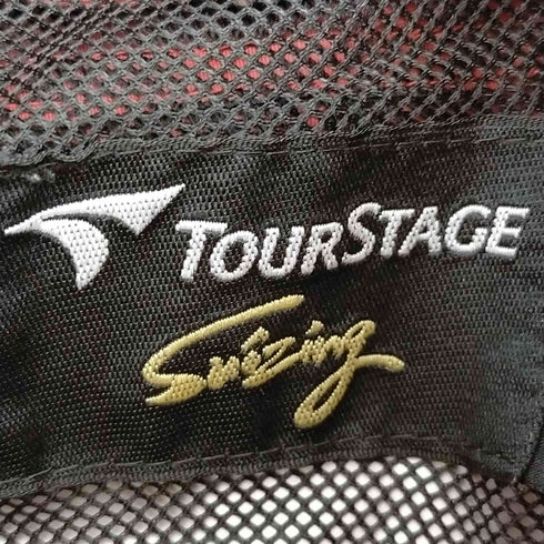 ツアーステージ tourstage suizing 水神 ロゴプリント ナイロンジャケット レインジャケット メンズ JPN:L