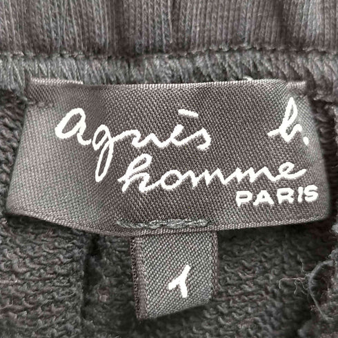 アニエスベーオム Agnes b.homme ジップフライ コットン イージーパンツ メンズ