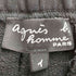 アニエスベーオム Agnes b.homme ジップフライ コットン イージーパンツ メンズ
