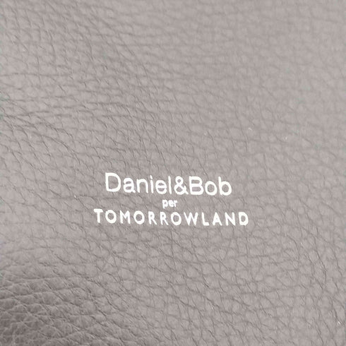 ダニエルアンドボブ Daniel&Bob 別注 ポーチレザーショルダーバッグ シボ革 メンズ