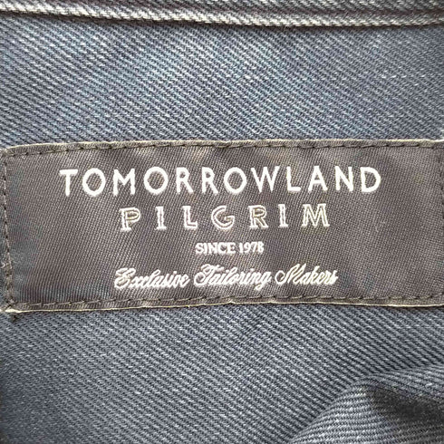 トゥモローランドピリグリム TOMORROWLAND PILGRIM シャンブレー コットン 長袖シャツ メンズ import:S