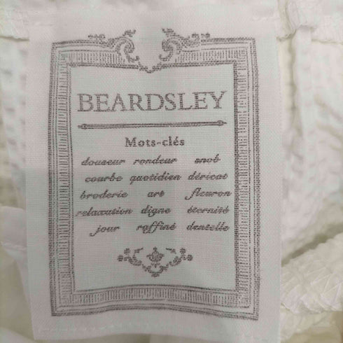 ビアズリー BEARDSLEY 花柄レース ひざ丈スカート レディース FREE