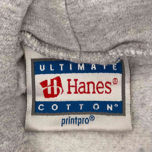 ヘインズ Hanes 90s プリントプルオーバーパーカー メンズ